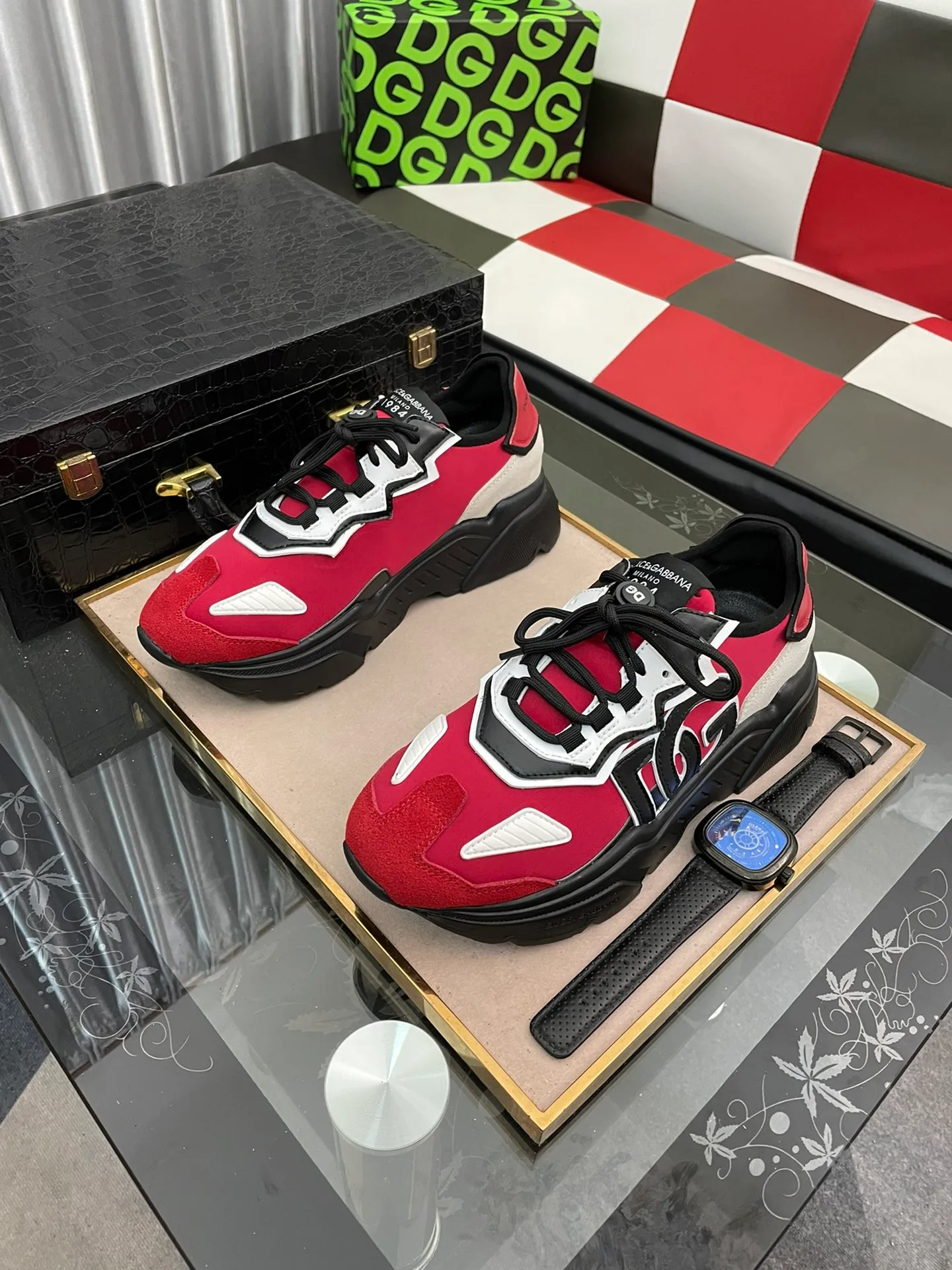 Ex-factory price 480⌚️⌚️[DG] The latest official website casual, men's shoes original quality imported first-layer cowhide mesh fabric ➕Yangli [Proud] In terms of materials and workmanship, it beats all versions on the market💕Highest quality shipments. Real photos, imported fabrics highlight the unique charm of the brand😘The shoelaces are also original custom-made👻The classic lace-up shoes are very comfortable on the feet, size 38-44